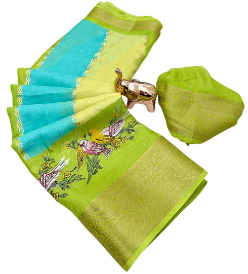 Vasthrlay Bandhani Kanjivaram Weaving