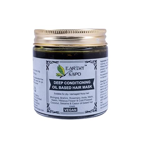 Earthy Sapo Natural Deep Conditioning Oil Based Hair Mask