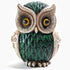 The Spiritual Living Classy Green Owl Statue for Good Luck | Feng Shui Items