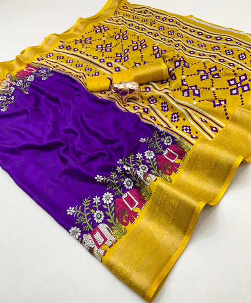 Vasthrlay Tussar Silk Saree