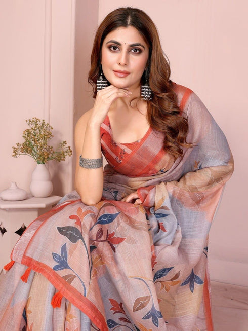 Vasthrlay Banarasi Traditional Unstitched Saree