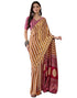 Vasthrlay Printed Tassels Unstitched Maroon Saree