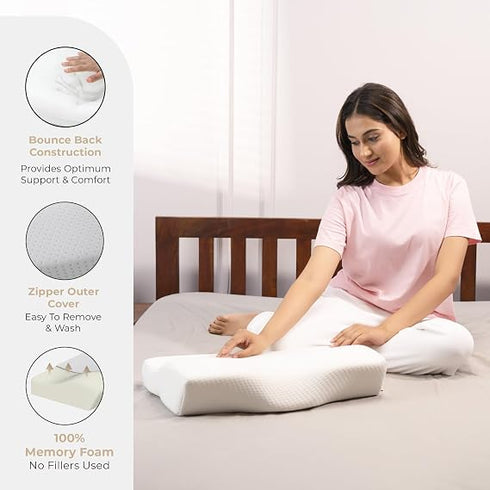 MY ARMOR Cervical Pillow for Neck Pain 2 Years Warranty
