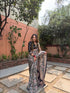 Vasthrlay Ajrakh Saree Crepe