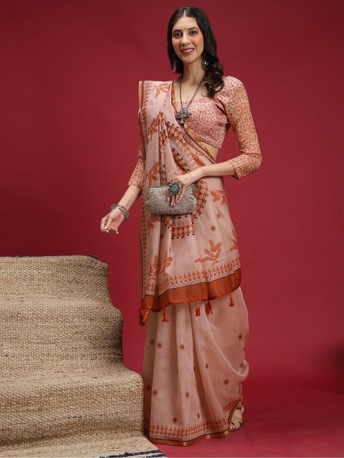 Vasthrlay Madhubani Printed Unstitched Hs Ethnic Wear