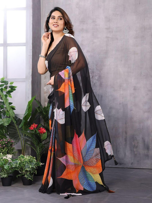 Vasthrlay Chanderi Unstitched Blouse Saree Az Ys Vedashri