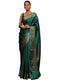 Vsathrlay Saree Kanjivaram Silk Pari Navy