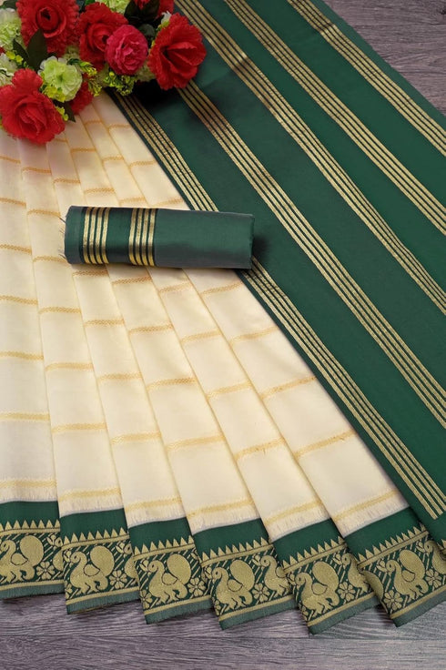 Vasthrlay Kanchipuram Kanjivaram Traditional Unstitched