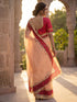 Vasthrlay Printed Peach1 Saree