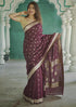 Vsathrlay Peach Banarasi Kanchipuram Ethnic Wear
