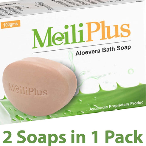 Meili Plus - Ayurvedic Aloevera Bath Soap