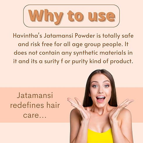 Havintha - Natural Jatamansi Powder For Hair Growth