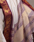 Vasthrlay Kanjivaram Saree Blouse Off White
