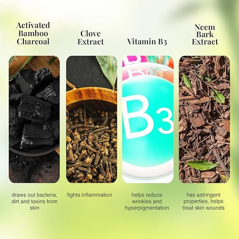 VLCC Activated Bamboo Charcoal Facial Kit