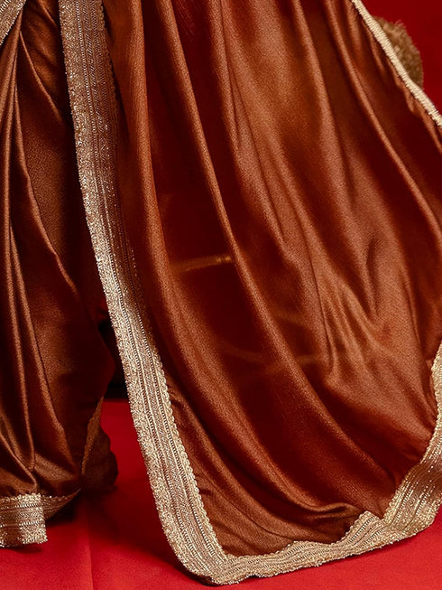 Vasthrlay Chinnon Dusty Saree