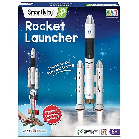 Smartivity Rocket Launcher Kit for Kids 6-12 Years
