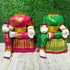 Luckypot Saree Draped Ready Goddess Doll (Body) with Copper Kalash