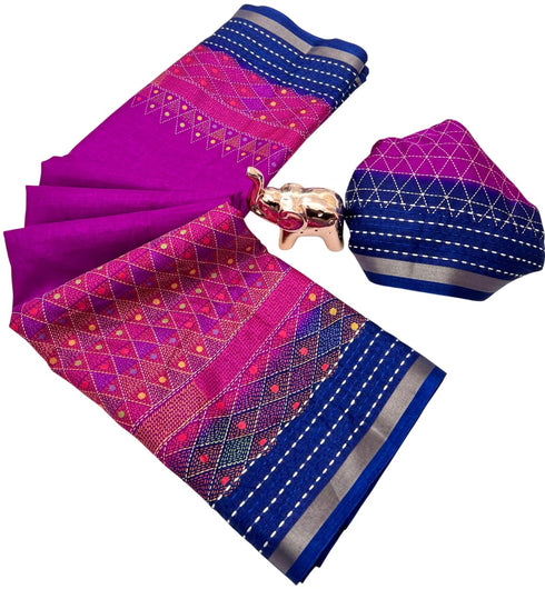 Vasthrlay Gadhwal Weaving Contrast