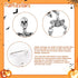 Halloween Earrings Skeleton Earrings Funny Punk Gothic Skull Earrings