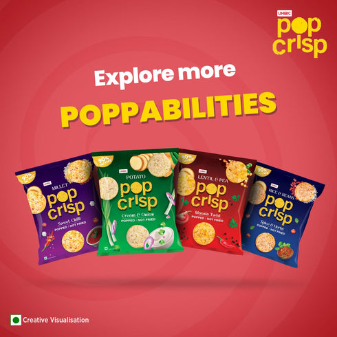 UNIBIC POP Crisp & Lentil and Pea