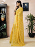 Vasthrlay Womens Printed Unstitched Purple Saree