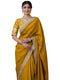 Vasthrlay Womens Unstitched Blouse Mustard Saree