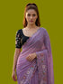 Vasthrlay Yellow Unstitched Saree