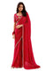 Vasthrlay Chiffon Maroon Saree