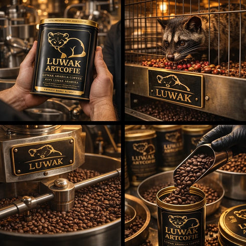 Luwak Artcofie Wild Kopi Arabica Coffee Beans 100g
