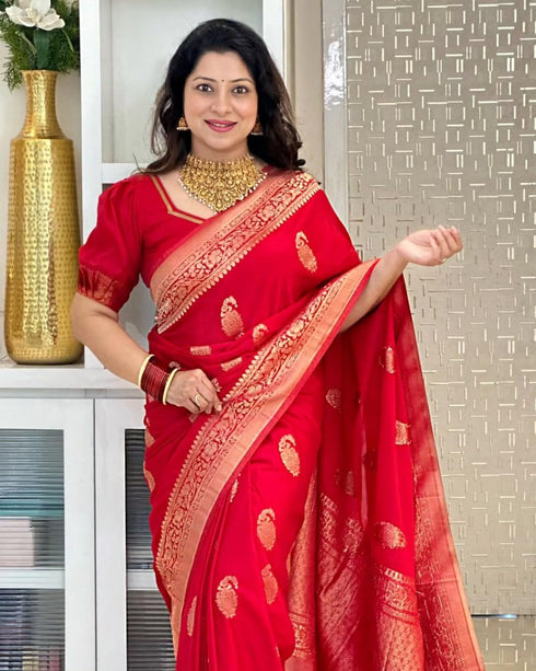 Vasthrlay Kanjivaram Designer Saree