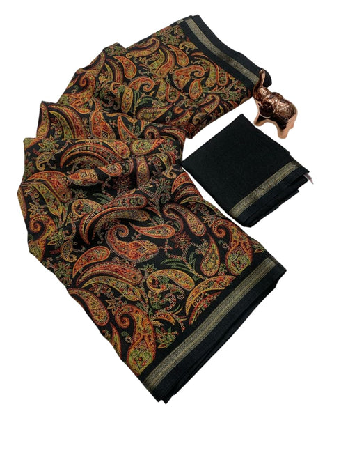 Vasthrlay Tussar Silk Saree