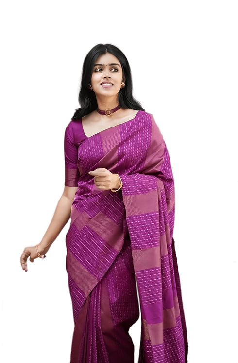 Vasthrlay Kanjivaram Unstitched Saree