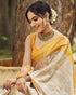 Vasthrlay Yellow Kanjivaram Wedding Saree