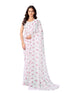 Vasthrlay Blue Georgette Printed Saree