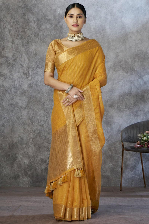 Vasthrlay Women's Cotton Unstitched Skin Friendly Saree