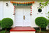 Artificial Flower Lotus Toran Elephant Door Pooja Room Wall Decoration