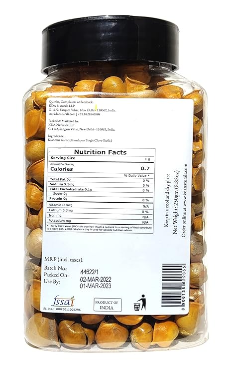 KDA Kashmiri Garlic | Himalayan Single Clove Garlic