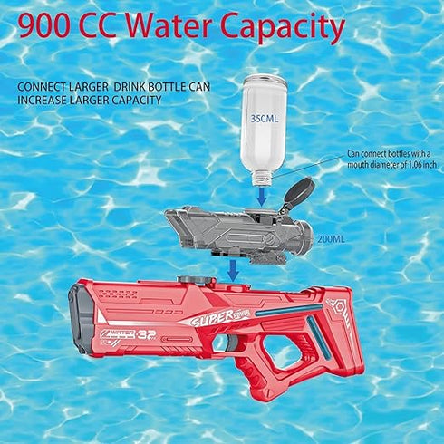 Storio Rechargeable Electric Battery Operated Water Gun(Super Power)