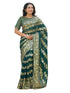 Vasthrlay Georgette Printed Unstitched Orange Saree