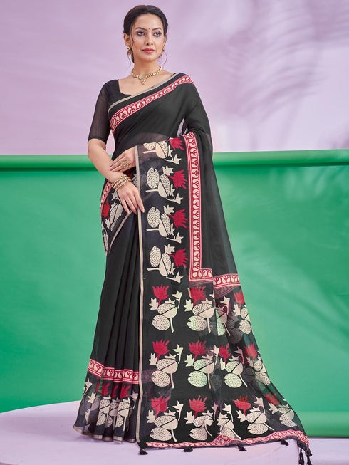 Vasthrlay Abstract Printed Unstitched Hs Ethnic Wear