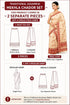 Vasthrlay Fashion Assamese Digital Cream Ethnic Wear