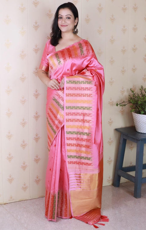Vasthrlay Kanjivaram Handloom Kashmiri Ethnic Wear