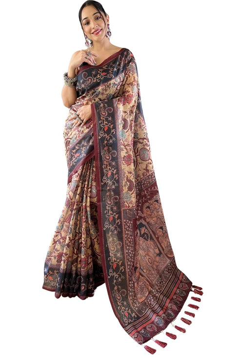 Vasthrlay Kalamkari Cotton Blouse Ethnic Wear