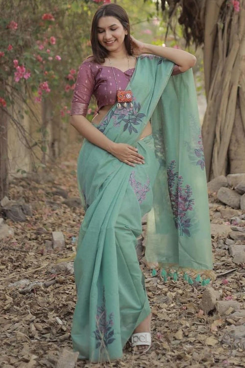 Vasthrlay Kanjivaram Cotton Blouse Ethnic Wear