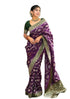 Vasthrlay Banarasi Elephant Unstitched Saree