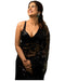 Vasthrlay Black Embroidery Unstitched Saree