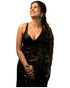 Vasthrlay Black Embroidery Unstitched Saree