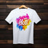 Premium Holi Festival White T-Shirt | Modern Graphic Print