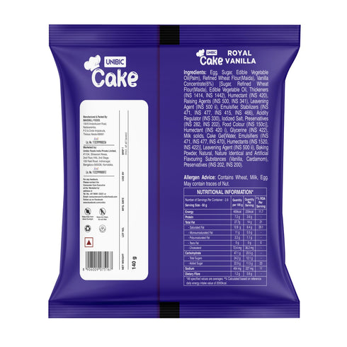 Unibic Foods India Pvt Cake - Royal Vanilla