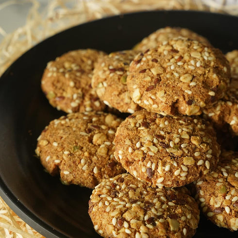 THE DOUGH CORNER Multi Millet Multi Seed Cookies